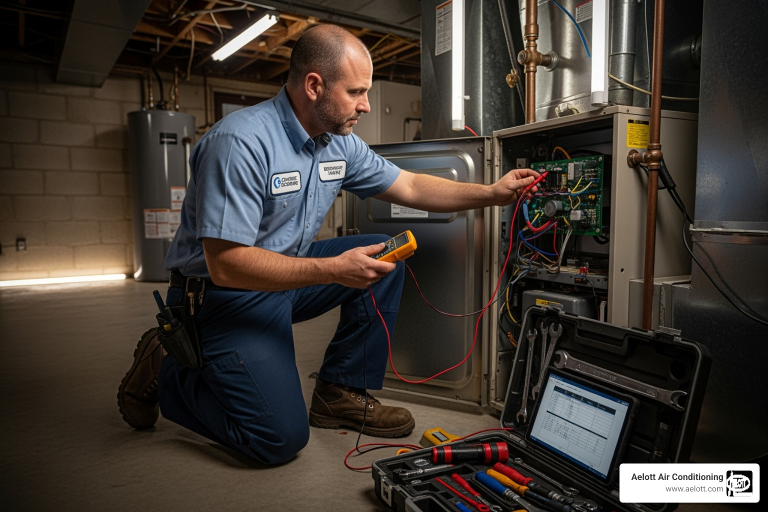 certified technician diagnosing furnace issue - 24 hour furnace repair certified technician diagnosing furnace issue - 24 hour furnace repair