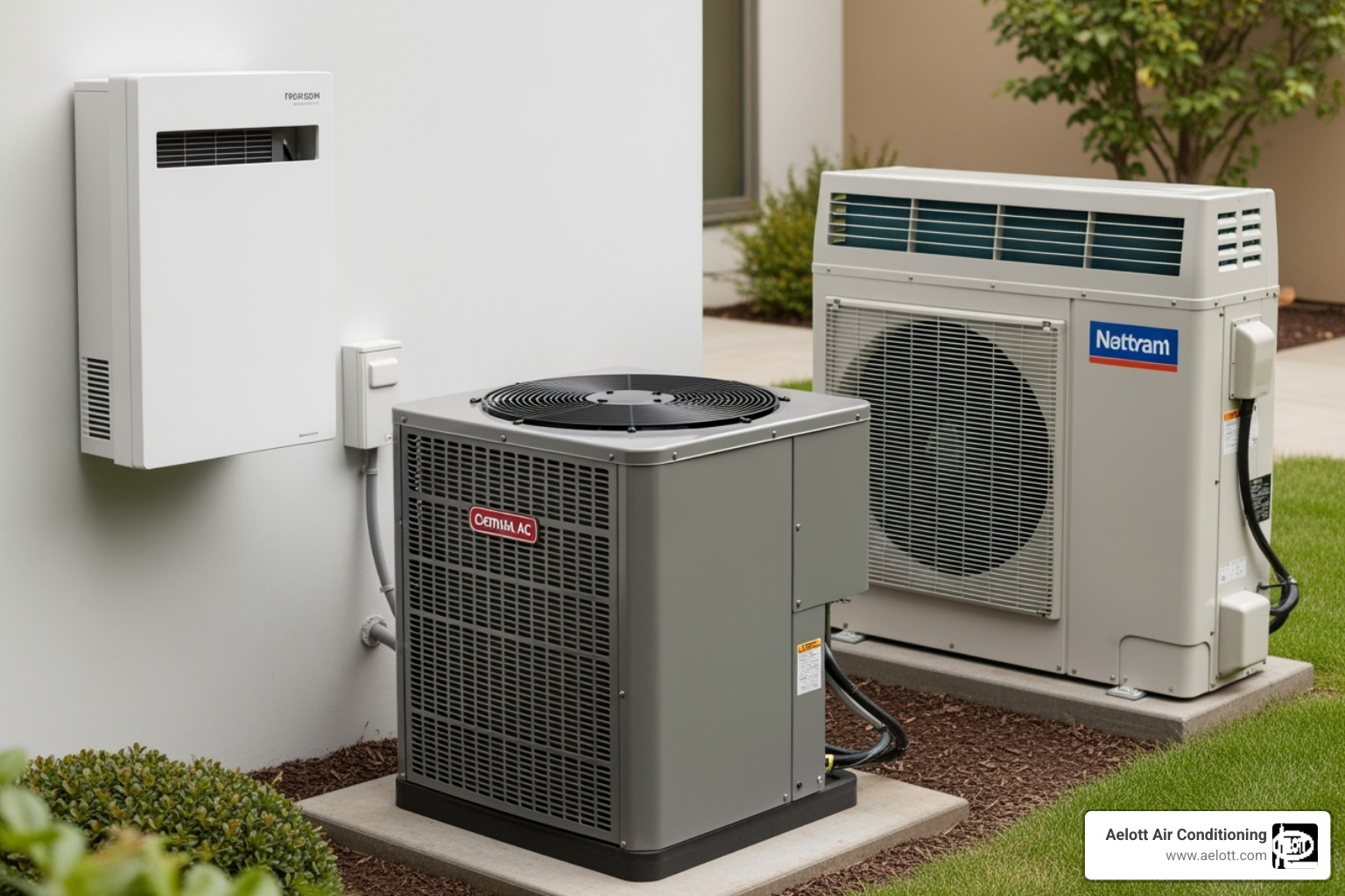 central AC unit, ductless mini-split, heat pump - ac replacement vista ca