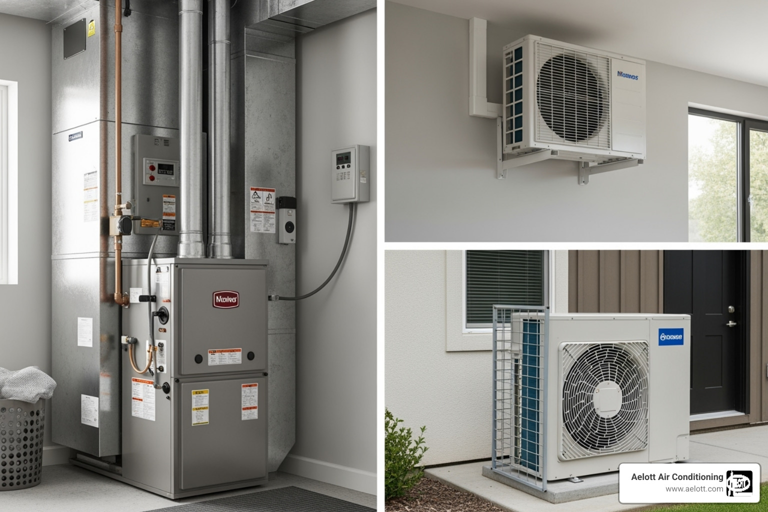 different types of heating systems (furnace, heat pump, mini-split) - heater repair oceanside ca