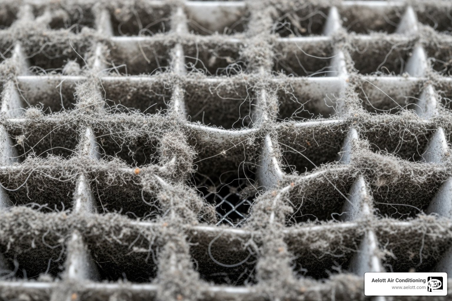 Dirty, clogged furnace filter - furnace check up