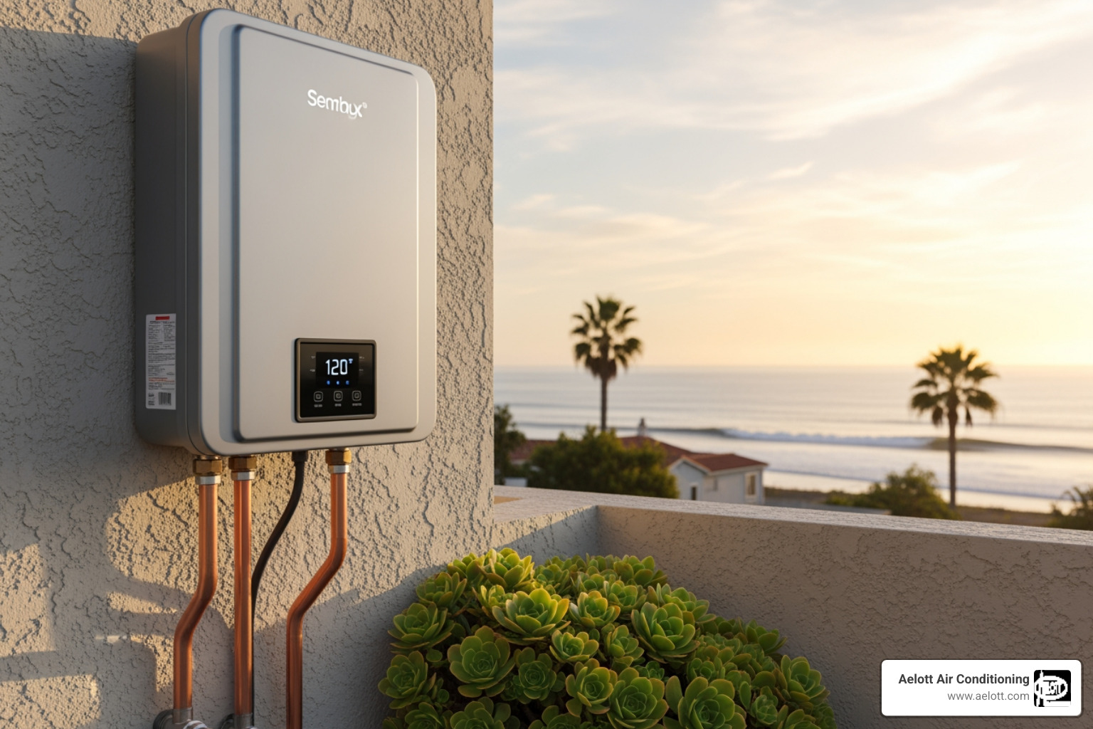 modern tankless water heater - emergency tankless water heater in encinitas, ca
